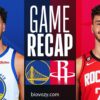golden state warriors vs houston rockets match player stats