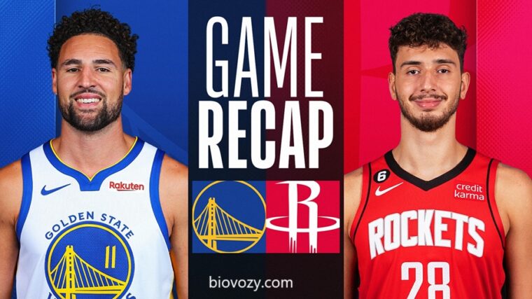 golden state warriors vs houston rockets match player stats