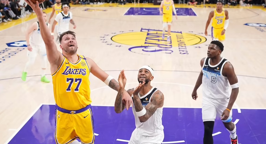 timberwolves vs lakers match player stats