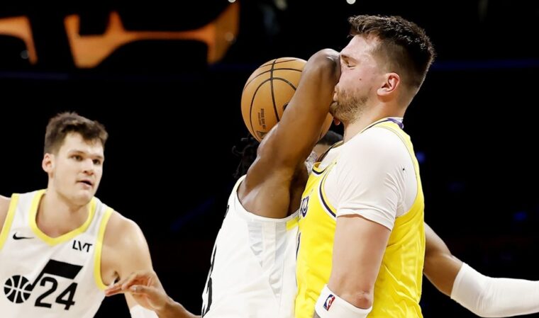 utah jazz vs lakers match player stats