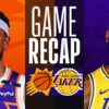 phoenix suns vs lakers match player stats